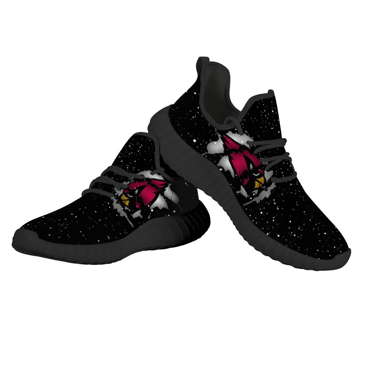 Women's Arizona Cardinals Mesh Knit Sneakers/Shoes 004 Women's Arizona Cardinals Mesh Knit Sneakers/Shoes 004
